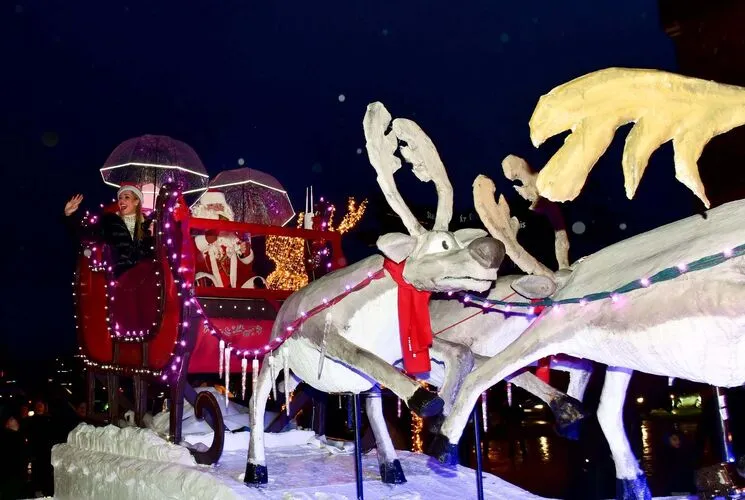 Nationale intocht van de Kerstman